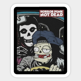 HORROR PUNK NOR DEAD Sticker